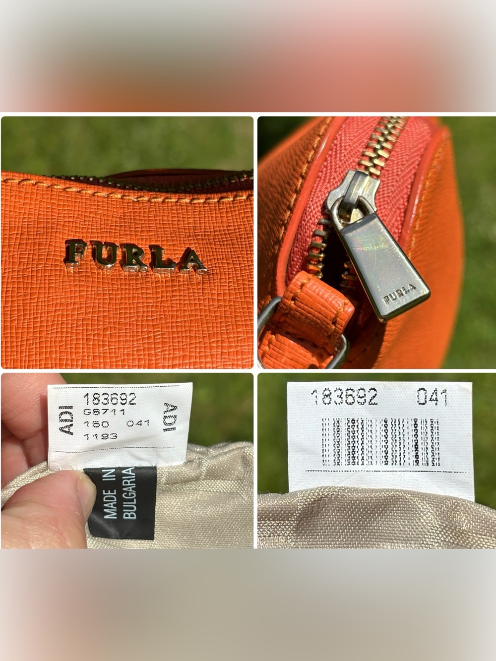 Furla Orange Crossbody Bag - Picture 4 of 14